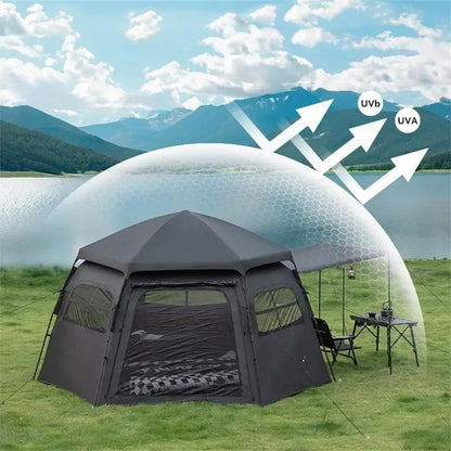 Beach Camping Tents Automatic Outdoor Cabin Portable Folded WindCover House