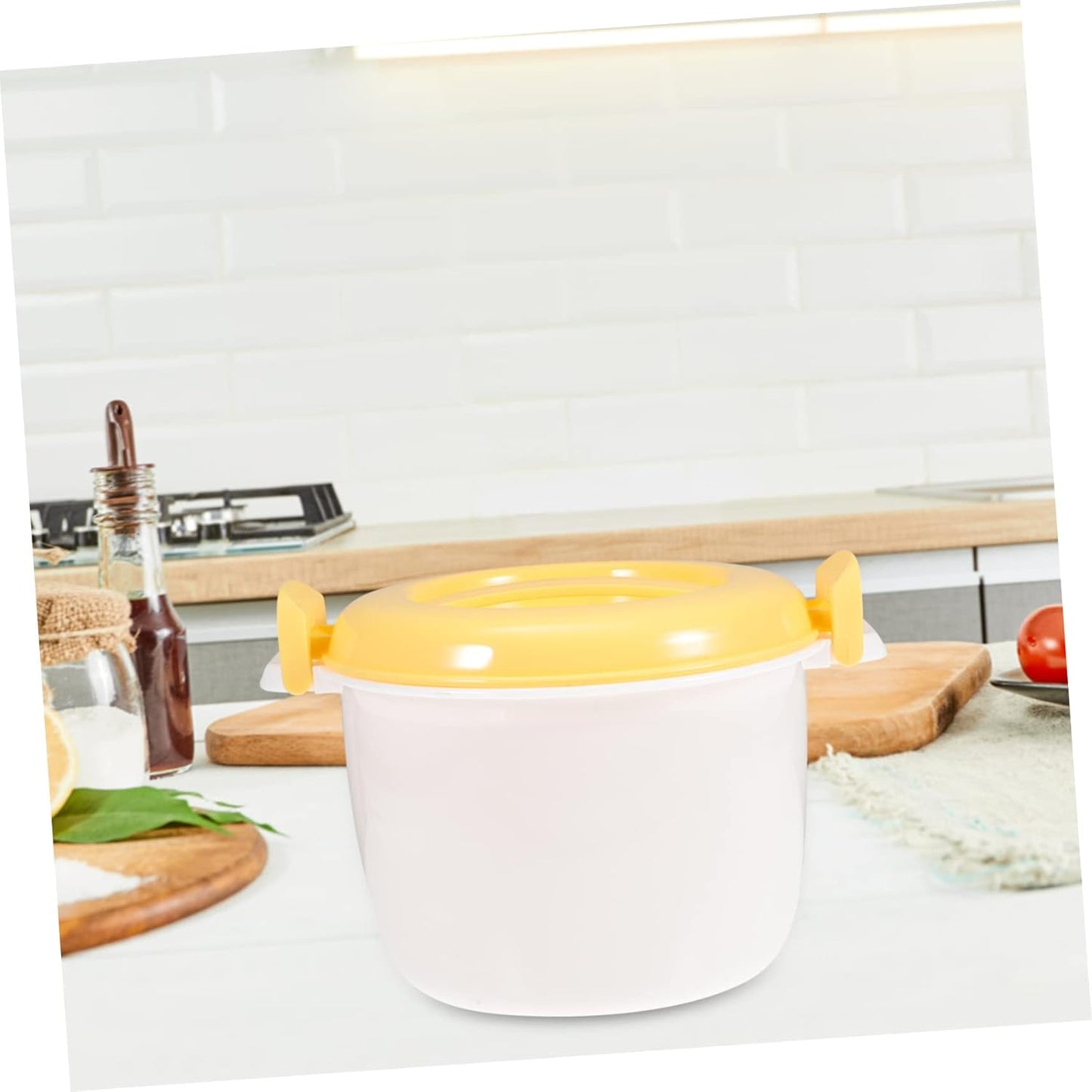 Rice Cooker Fast Microwave Cookware - Portable Heated Lunchbox Oven for Asian Cookware, Simple Travel Food Mug
