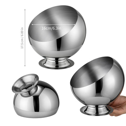 shoxil Coffee Pod Holder - Large Capacity Metal K Cup serve for Nespresso Pod Storage Container with Silver Finish, Multi-Use Creamer & Candy Bowl for Countertop, Coffee Bar Accessories(Silver)