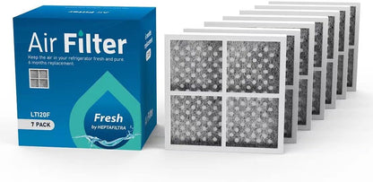 7 Pack LT120F Replacement Refrigerator Air Filter for LG Kenmore Elite, Replace 46-9918, 469918
