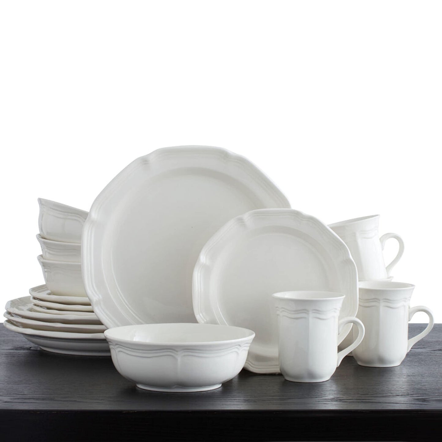 Mikasa French Countryside 16-Piece Dinnerware Set, Service for 4