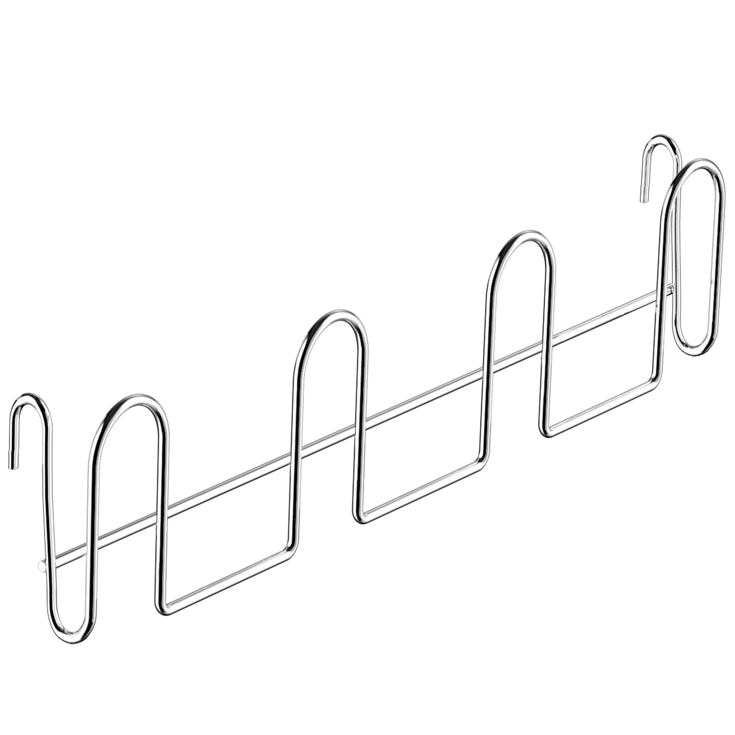 ZumenDa 12 Inch Stainless Steel Cup Drying Rack with 4 Hooks, Kitchen Mug Holder Organizer for Glasses, Baby Bottles, Travel Mugs, Dishwasher Safe Kitchen Drainage Basket