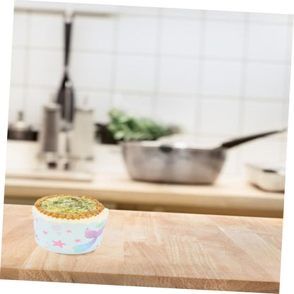 Baking Tool 100Pcs Cake Cups, Non-stick Home Cake Cup Baking Supply, DIY Muffin Cup Dessert Cup Bakeware