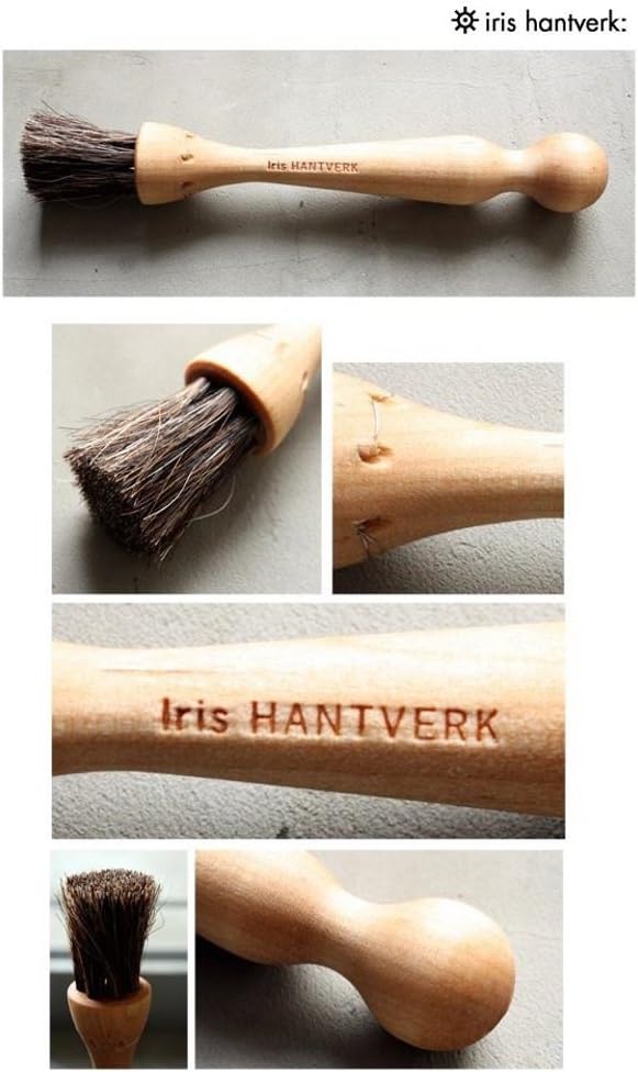 Natural Mushroom Cleaning Brush - Made of Birch and Horsehair
