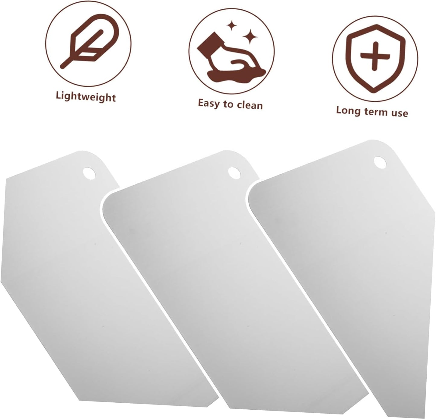 Stainless Steel Cutting Board, Oversized Dough Board, Metal Maple Chopping Board for Kids Makeup