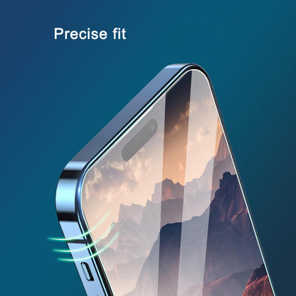 Ailun Screen Protector for iPhone 16 / iPhone 15 / iPhone 15 Pro [6.1 Inch] Display 3 Pack Tempered Glass, Dynamic Island Compatible, Case Friendly [Not for iPhone 16 Pro 6.3 Inch].