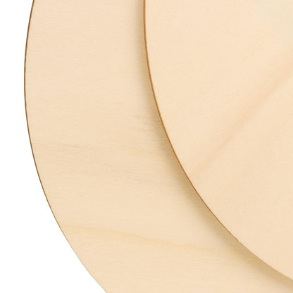 HEIHAK 30 Pack 8 Inch Unfinished Natural Wood Circles, Wood Rounds for Crafts Wood Burning, Engraving, Painting, Home Decoration Projects