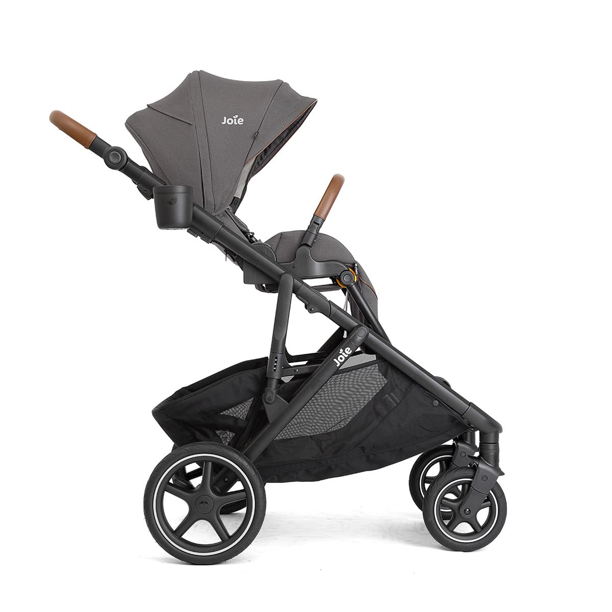 Joie Chive Single-to-Double Modular Stroller, 20+ Customizable Modes, Suspension & All-Terrain Rubber Wheels, Expandable UPF 50+ Canopy (Thunder)