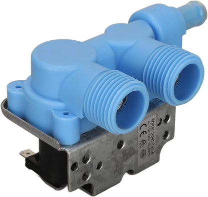 PP Double Head Water Inlet Valve Replacement Accessories for Washing Machine (110-120V)