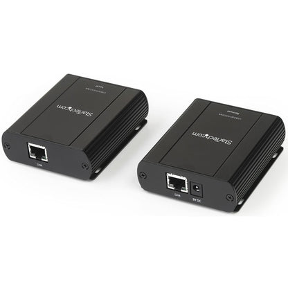 StarTech.com USB 2.0 Extender Over Cat5/Cat5e/Cat6 Ethernet Cable (RJ45) - 330ft/100m Industrial USB Extender Adapter Kit w/ESD Protection & Metal Case - Externally Powered - 480 Mbps (USB2001EXT2NA)
