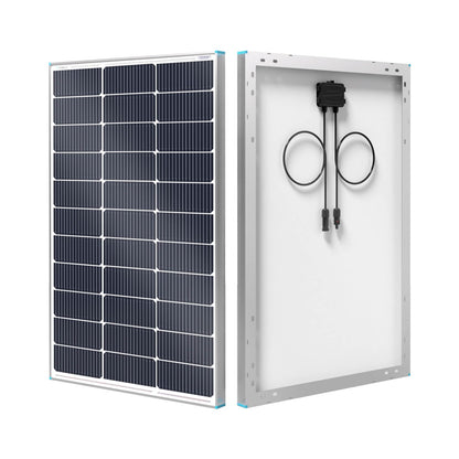 Renogy 100W Solar Panel N-Type, 12V 100 Watt Solar Panel 16BB 25% High-Efficiency, N-Type Solar Panels for RV Marine Boat Trailer Camper Rooftop Farm and Other Off-Grid System