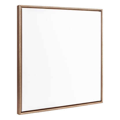 Kate and Laurel Sylvie Blank Framed Canvas Wall Art; 30x30 Gold Beaded; Vintage Modern Empty Canvas for Paint-Your-Own Art; Ready to Paint Premium Canvas Already Framed
