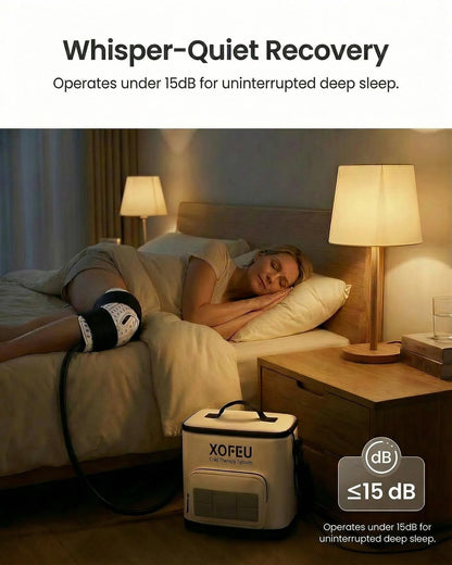 Ice Machine for Knee After Surgery, Program Timer Cold Therapy for Knee Replacement, FSA Eligible HSA, 19Qt Cryotherapy System for ACL, TKR & Sports Training Recovery, Pain Relief, Reduce Swelling