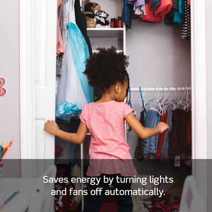 Leviton Countdown Timer Switch for bathroom fan and household lights, 5-10-15-30 min, No Neutral Required, Single Pole, 15A, 1/2 HP/9.8A Fan/Motor, DT130-1LW, White