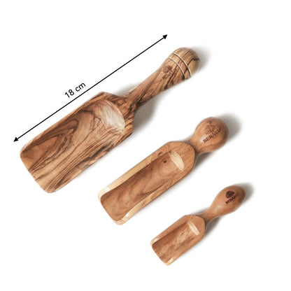 Berard Olive-Wood Handcrafted Scoop, 7 Inch