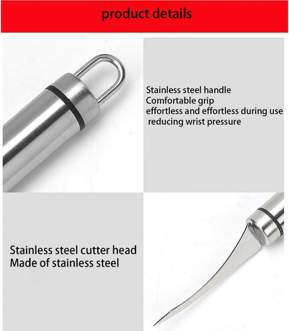 Stainless Steel Shrimp Deveiner Tool and Peeler, Kitchen Cleaner for Seafood