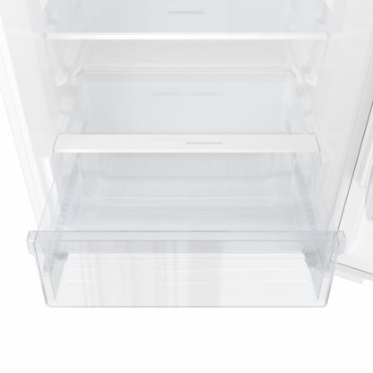 KoolMore 28 Inch 14 Cu Ft Top Freezer Refrigerator, White, Freestanding Full Size Fridge Freezer for Home Kitchen or Garage