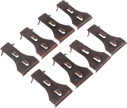 TOPINCN 8pcs Brick Hook Clips, Sturdy Steel Utility Hooks for Home Storage, No Tools Required