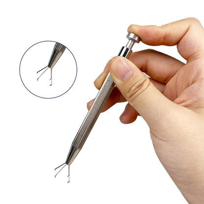 TANJIN Jewelry Gemstone Pick Up Holder Tool 4 Prongs Diamond Claw Tweezers Parts Beads
