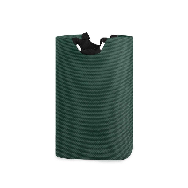 Qilmy Hunter Green Laundry Hamper Large Waterproof with Handle Laundry Baskets Foldable Lightweight Store Basket for Bathroom Bedroom
