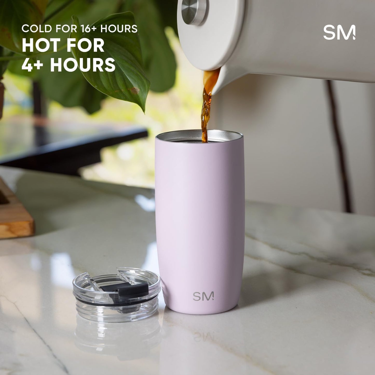 12oz, Simple Modern Voyager Tumbler with Flip Lid | Travel Coffee Mug | Insulated Stainless Steel Cold Brew Iced or Hot