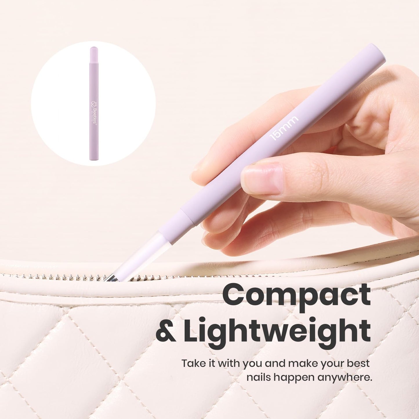 Beetles Nail Stamp, 4Pcs French Tip Tool Easy Manicure Nail Stamper Single Head Soft Silicone Long & Short French Tip Stamp Tool with 2Pcs Nail Scraper Decorations Gift for Women