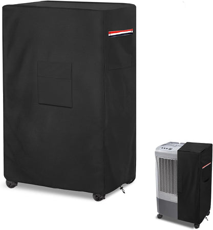 AIickwang Outdoor Evaporative Cooler Cover | 600D Heavy Duty Waterproof for Hessaire MC26A | Black, 21" x 15" x 32"
