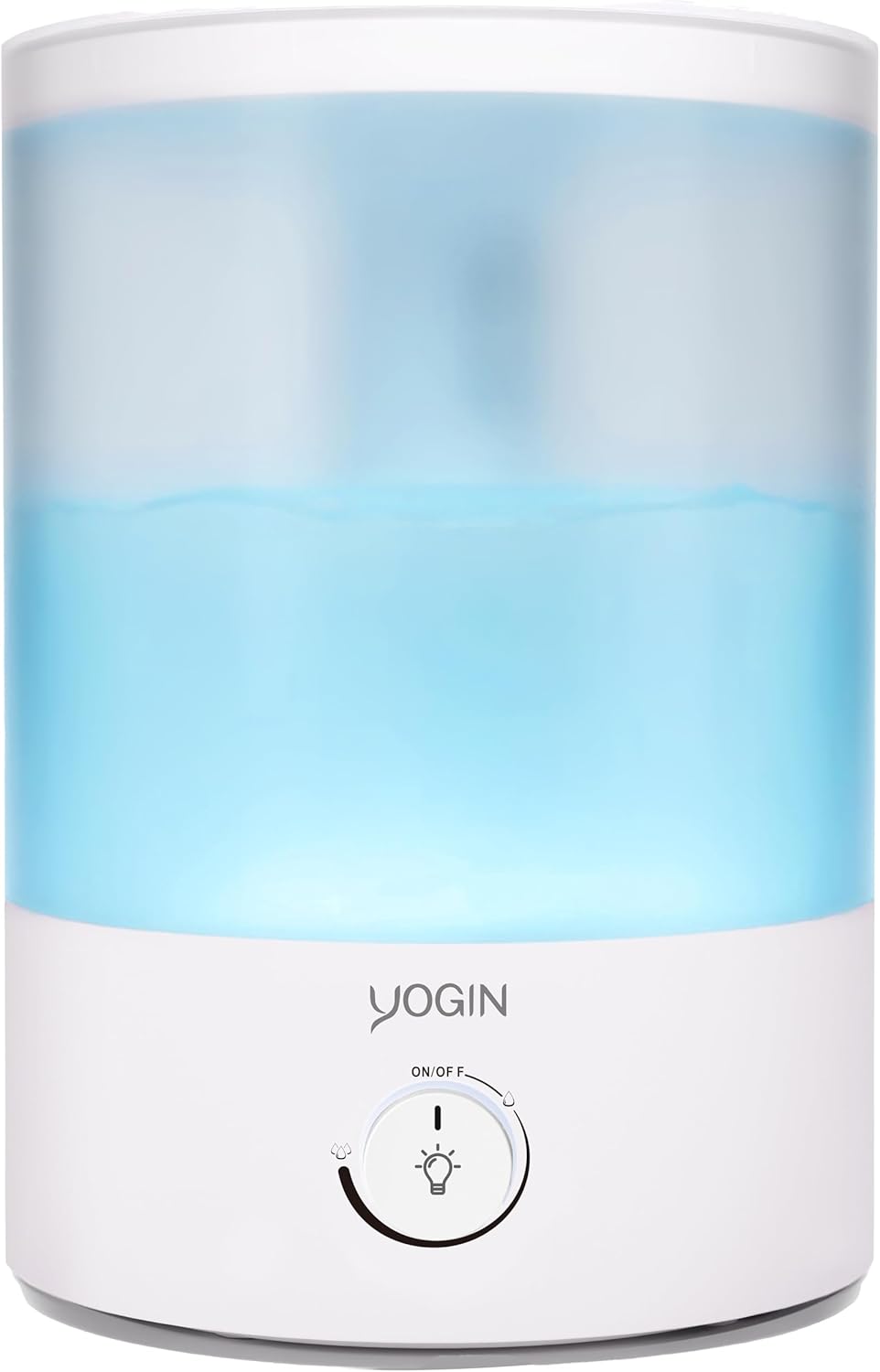 2.5L 24 24db YOGIN Humidifiers for Bedroom Large room,Top fill Ultrasonic cool mist Humidifiers for Baby Nursery