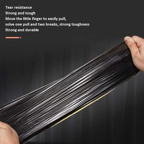 BAIYEUSO Small Trash Bags,5 Rolls 46x60 Cm 100 PCS 4 Gallon Garbage Bags, For Kitchen Bathroom Bedroom Office Use