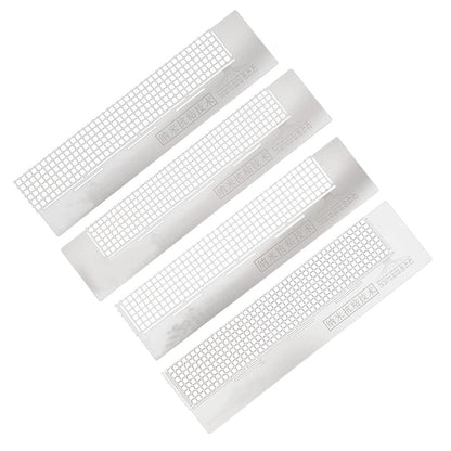 Eforcase 4PCS Diamond Ruler Set - Stainless Steel Mesh Ruler with 216, 240 and 360 Blank Grids for DIY Picture Kits