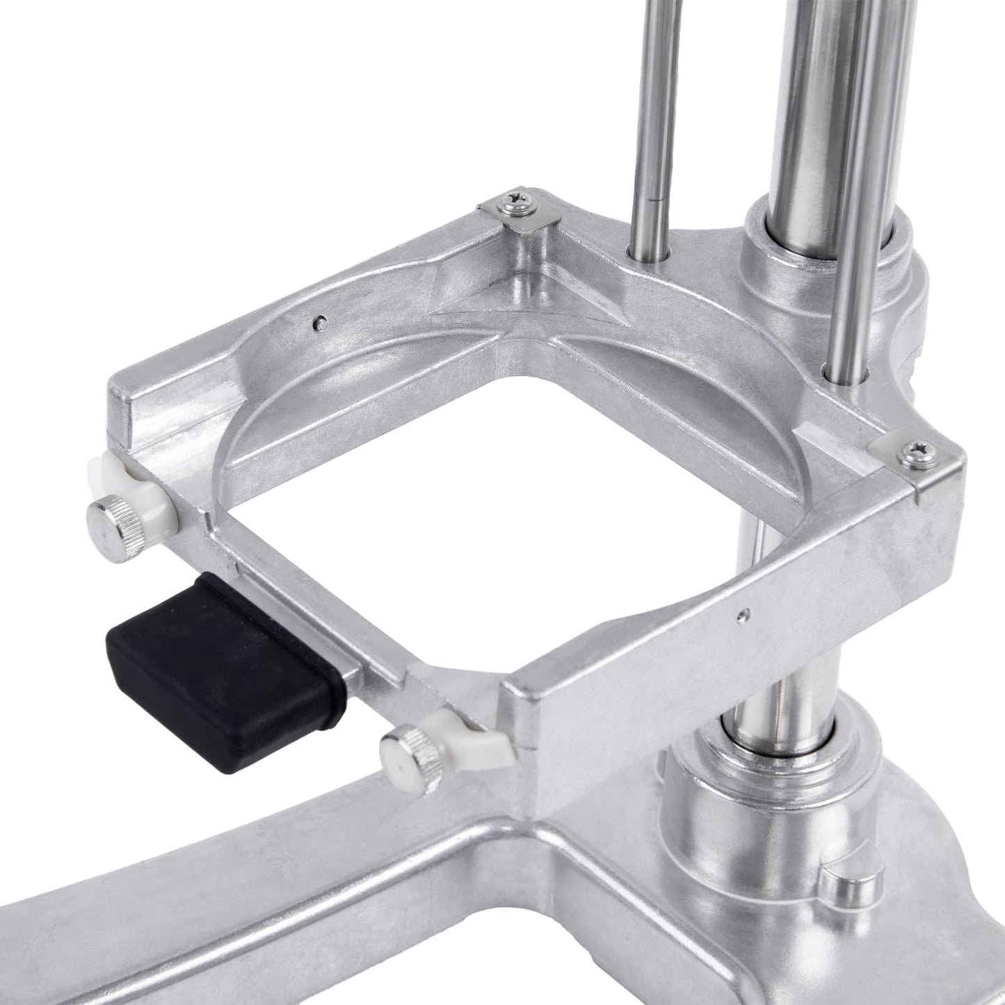 Rismanor Multifunctional Manual Vegetable slicer Citrus Squeezer Juicer Machine AIO Stainless Steel French Fry Cutter Potato Slicer (Sliver, Squeezer & 1/2 3/8 1/4 Blade)