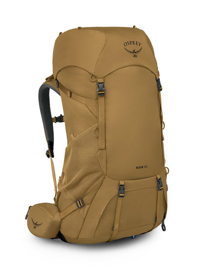 Osprey Rook 65L Men's Backpacking Backpack, Histosol Brown/Rhino Grey, Extended Fit