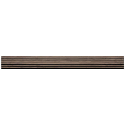 MSI 4-Pack Acoustic Wood Slat Wall Panels for Interior Decor, 3D Fluted Sound Absorbing Wood Paneling for Accent Wall Ceiling Kitchen Living Room Bedroom, Eco-Friendly MDF - 9.5 in. x 94.5 in. - Tawny
