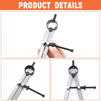 3 Pcs 8 Inch Long Spring Caliper Set, Carbon Steel Outside Divider Caliper Compass, Calipers Measuring Tool for Wood Turning Lathe Projects