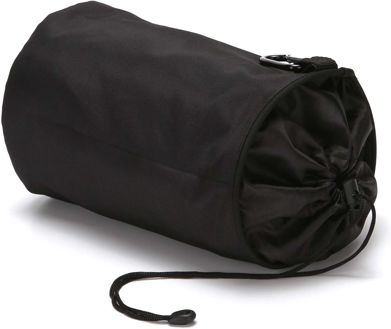 Clothespin Bag Hanging Clothesline Peg Organizer Storage Bags, Dust-proof (Black)