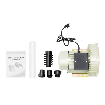 Air Pump Blower, 370W Aquaculture Vortex Air Blower Industrial Oxygen Pump Blower Seafood Pond Fish Tank Vortex Air Blower,Commercial Electric Aquarium Air Pump for Oxygen Supply, Max 12Kpa