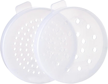 10-Ounce Polycarbonate Dredge with 3 Snap-on Lids, Winware