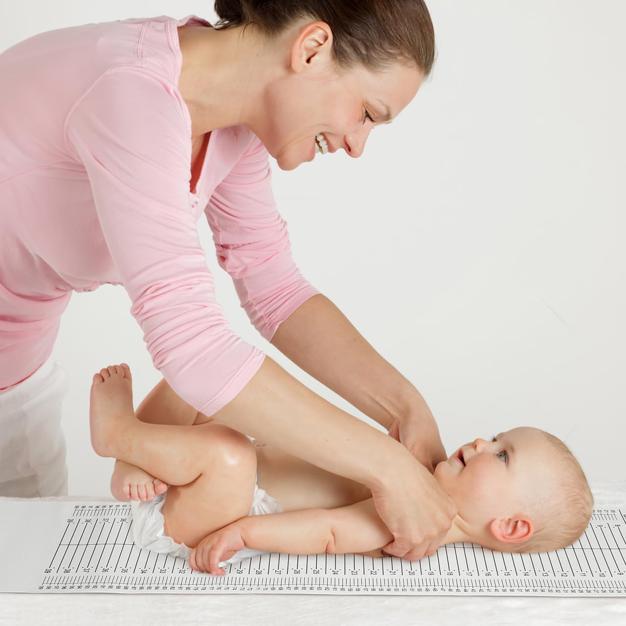 iplusmile Baby Height Measuring Mat, Infantometer Height Chart for Newborns, Toddlers, and Infants Growth Chart for Pediatrician & Home Use & Visits, 52" Long