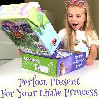 Bloonsy Unicorn Fairy Garden Kit | Light Up Terrarium Kit | STEM Toys | Arts and Crafts for Girls Age 4-12 | Science Presents