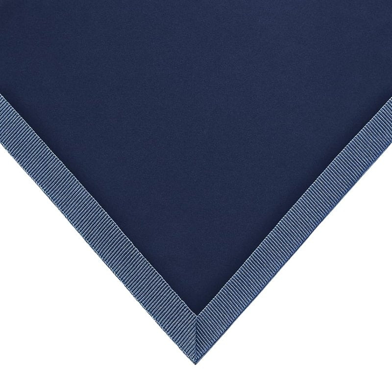 Baron Barclay Deluxe Suede Round Table Cover - 54" - Navy - Poly-Cotton Blend Tablecloth
