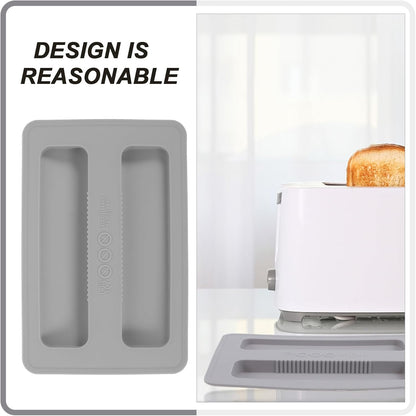 Tofficu 2pcs Toaster Dust Cover, 2 Slice Silicone Bread Maker Cover for Sandwich Machine Accessories