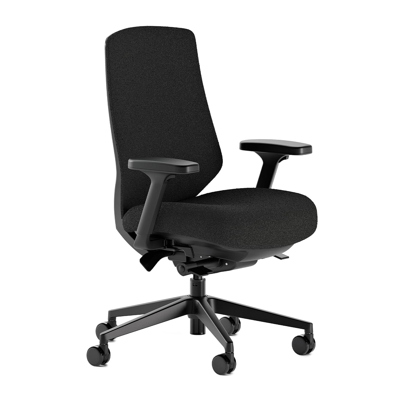 Branch Ergonomic Chair Pro - Mesh Office Chair with 14 Points of Adjustment - Height, Depth & Tilt Adjustable - 5D Armrests - Forward Tilt, Smooth Recline, and Lumbar Support - Black Boucle