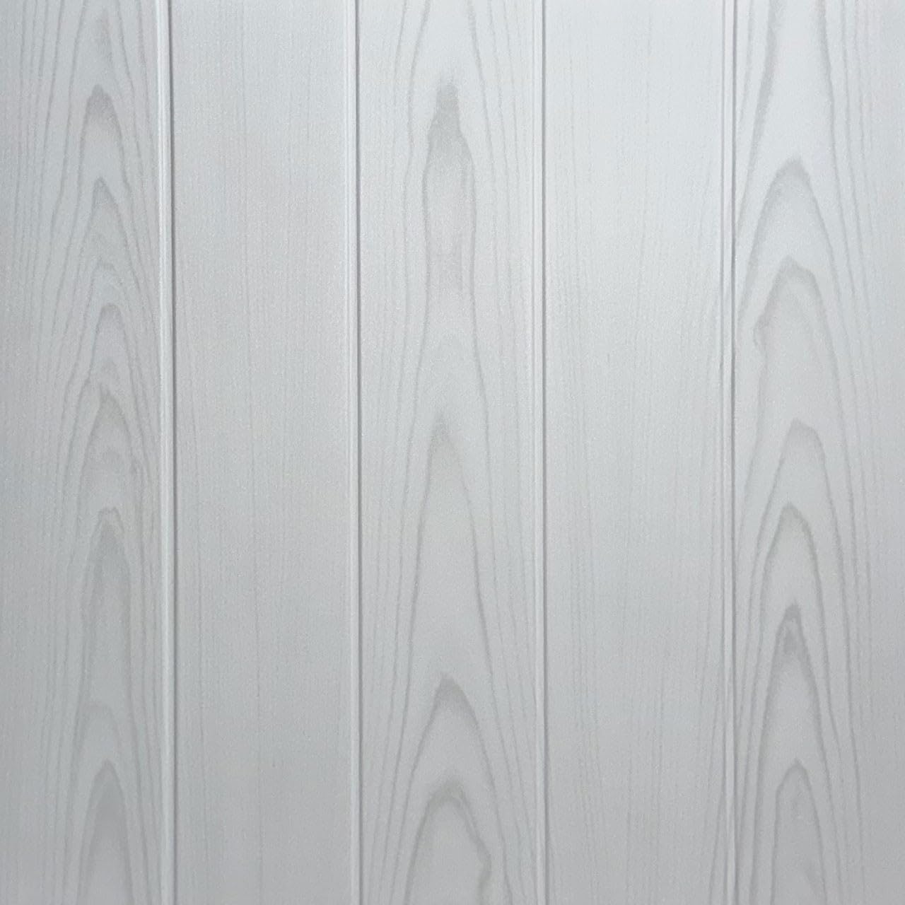 À LA MAISON CEILINGS R104 Bead Board Foam Glue-up Ceiling Tile (256 sq. ft./Case), Pack of 96, Country White