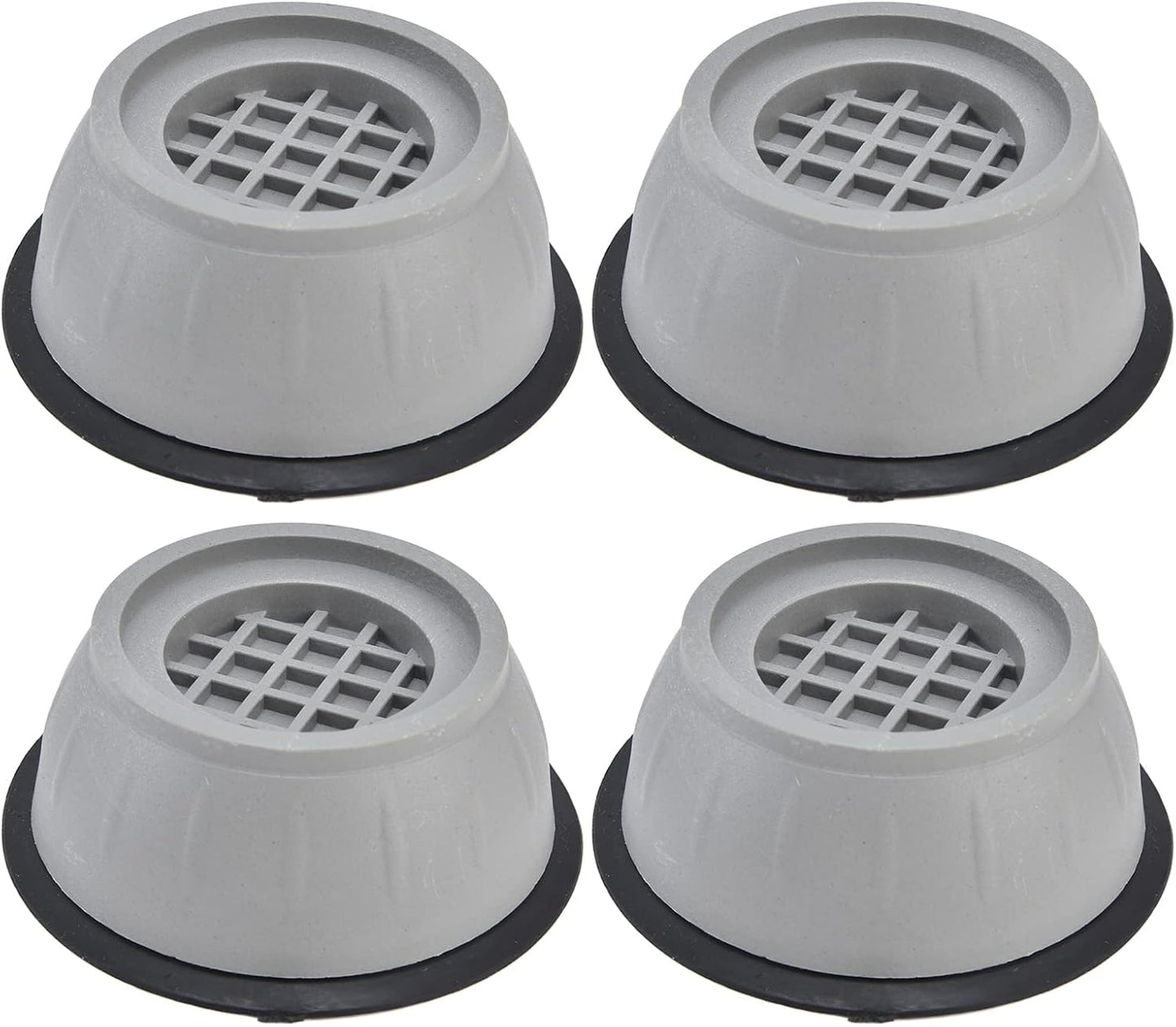 Washing Machine Cushion, 4pcs Shockproof Noise Cancelling Pad to Prevent Slip for Washer, Dryer (Large Diameter 9CM)