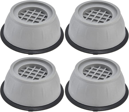 Washing Machine Cushion, 4pcs Shockproof Noise Cancelling Pad to Prevent Slip for Washer, Dryer (Large Diameter 9CM)