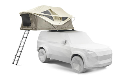 Thule Approach M New - Soft Shell Rooftop Tent - 2-3 Person Tent - Luxurious Dual-Density Memory Foam Mattress Included - Large Panoramic Windows with Breathable mesh - Lockable mounting Brackets