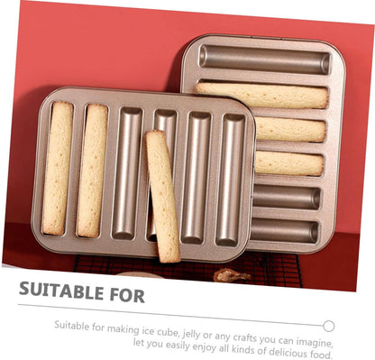 Homoyoyo Biscuit Mold Cake Molds - Cookie Molds for Chocolate Candy, Pastry Baking, and Mini Loaf Cakes