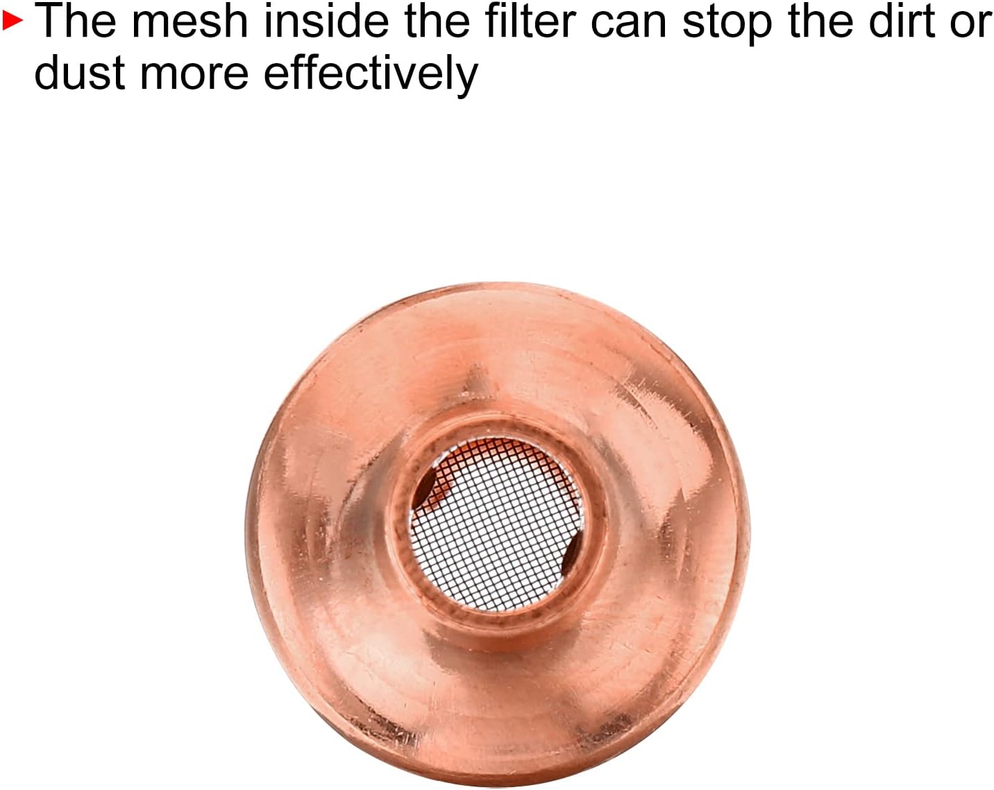 MECCANIXITY Refrigerator Filter Dryer, 6.2mm to 6.2mm Copper Dirt Filter for HVAC Refrigeration, Pack of 3
