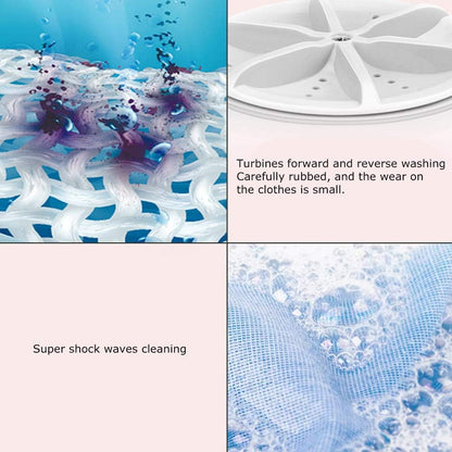 Portable Washing Machine, 3.8L Mini Washer for Baby Clothes, Underwear, USB Powered Desktop Washing Machine