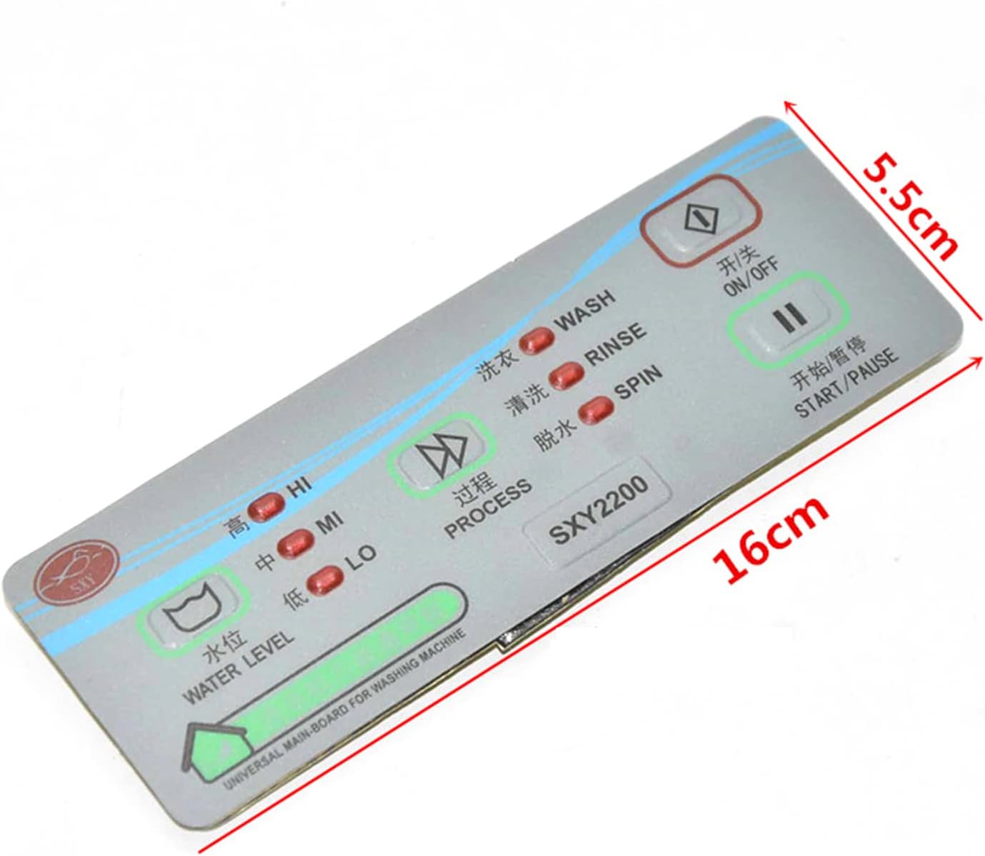 Universal Washer Control Panel Replacement for Automatic Washing Machine Electronic Control Board Repair Part